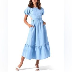 ASTR the Label puff sleeve dress